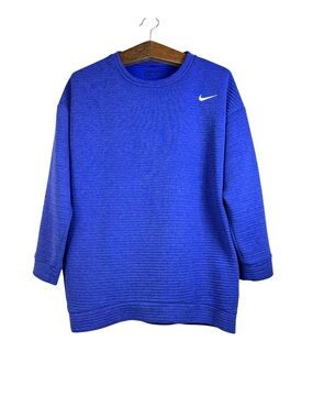 Nike Golf Dri-Fit Women's Bunker Crewneck 3.0 Pullover Sweater Size XL Blue
